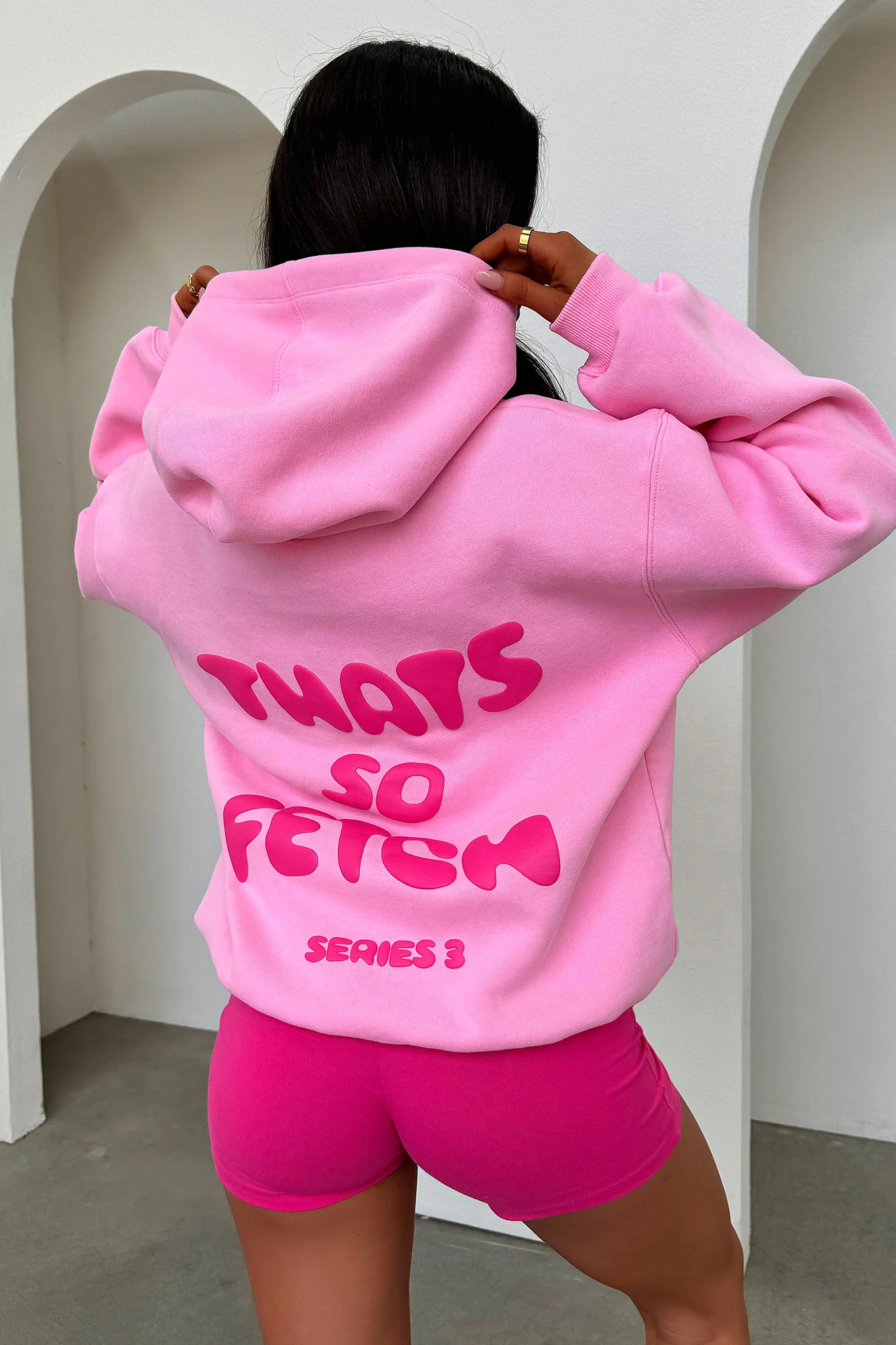 Series 3 Bike Shorts - Hot Pink - Image 11