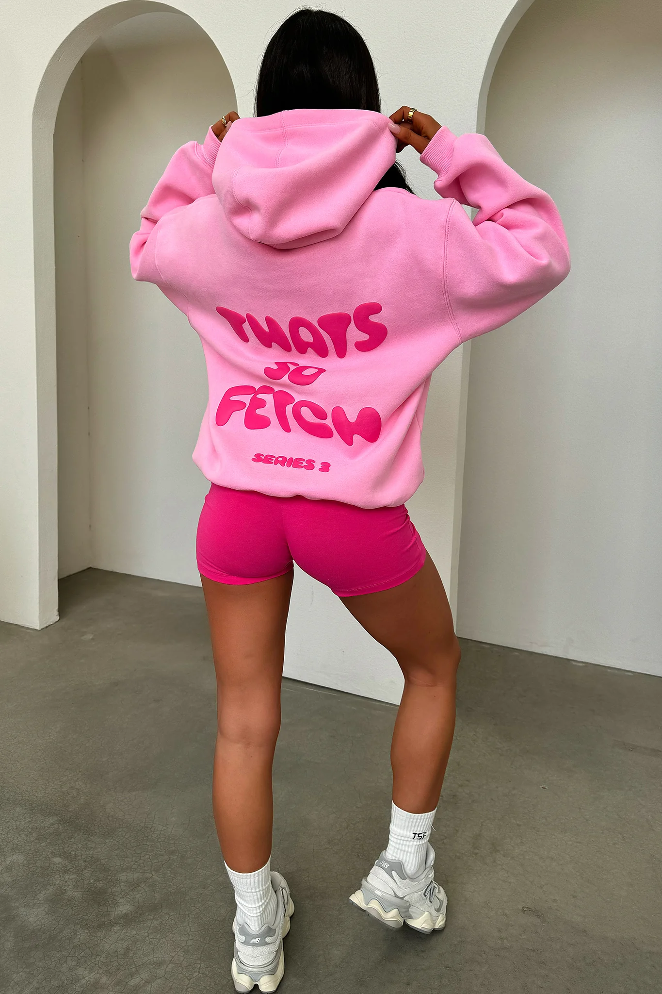 Series 3 Bike Shorts - Hot Pink - Image 12