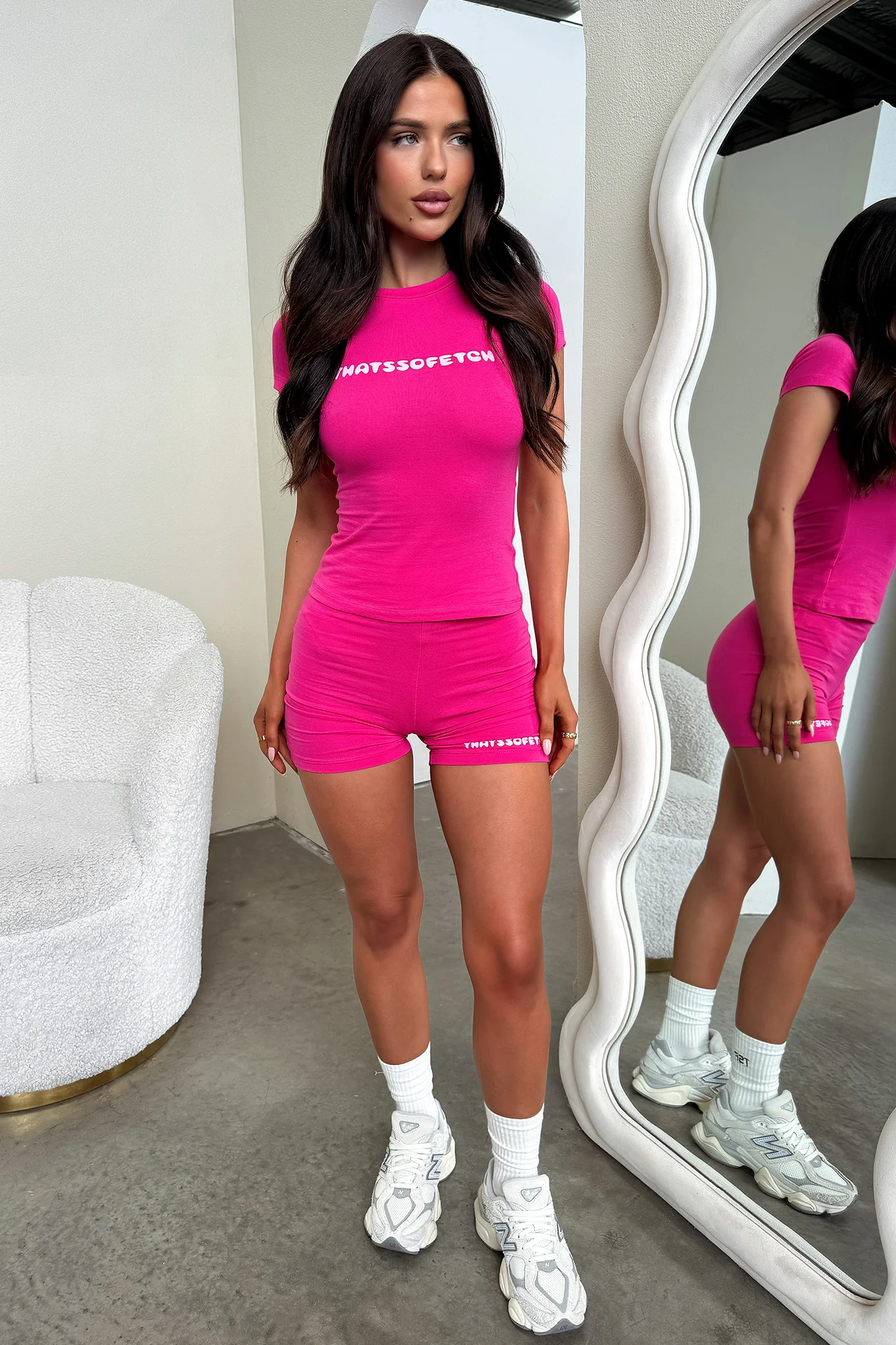 Series 3 Bike Shorts - Hot Pink - Image 7