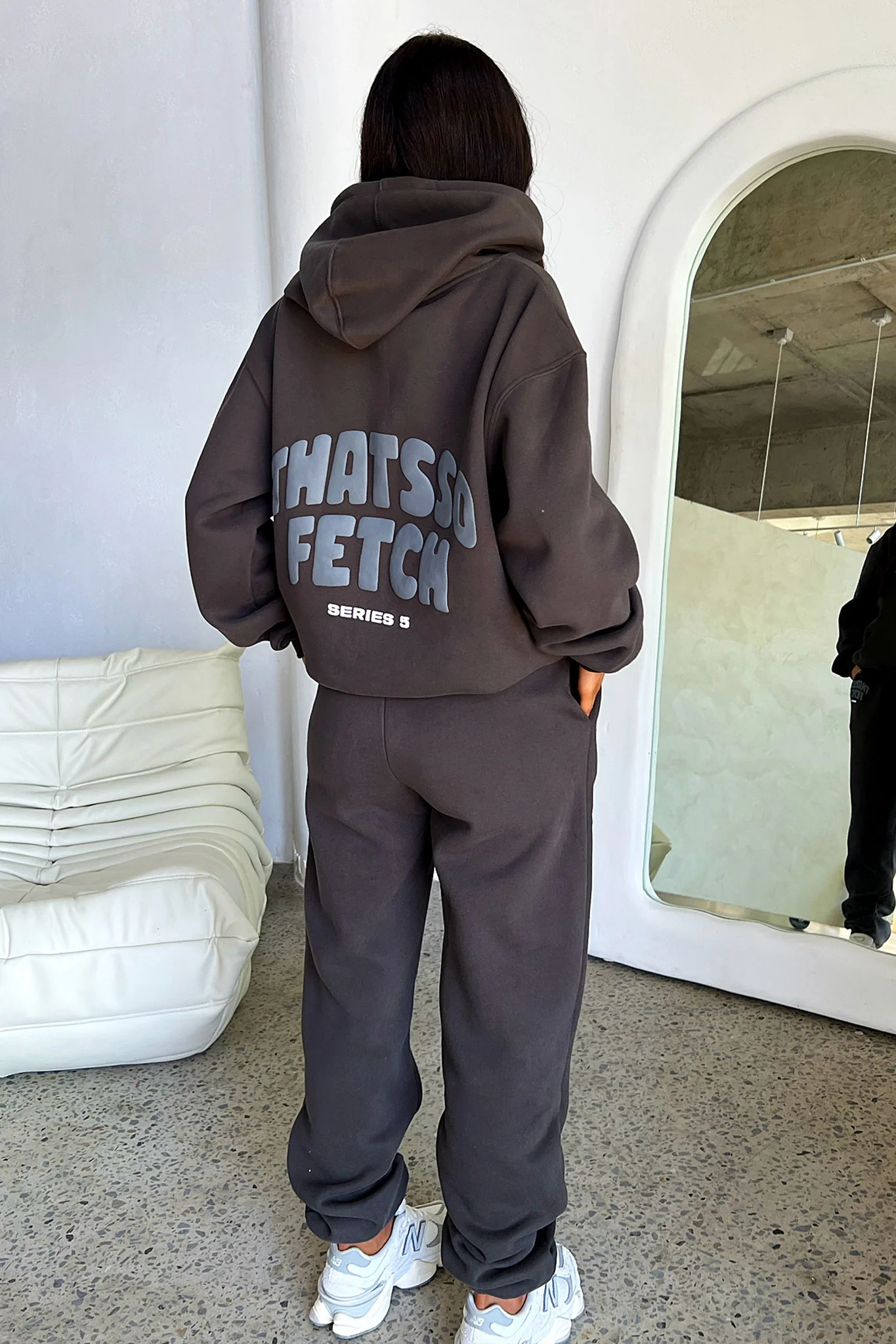 Series 5 Hoodie & Sweatpant Set - Charcoal - Image 2