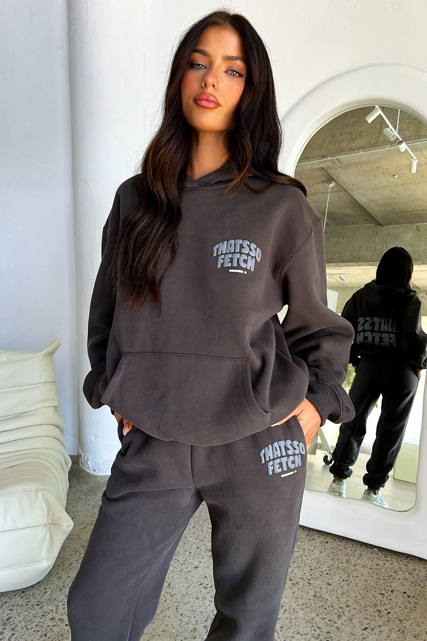 Series 5 Hoodie & Sweatpant Set - Charcoal - Image 3