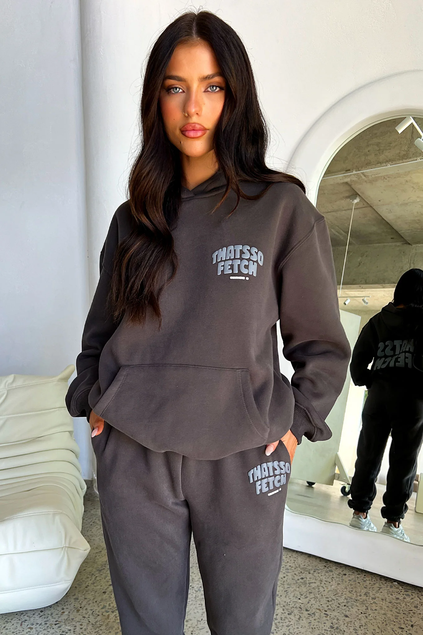 Series 5 Hoodie & Sweatpant Set - Charcoal - Image 6