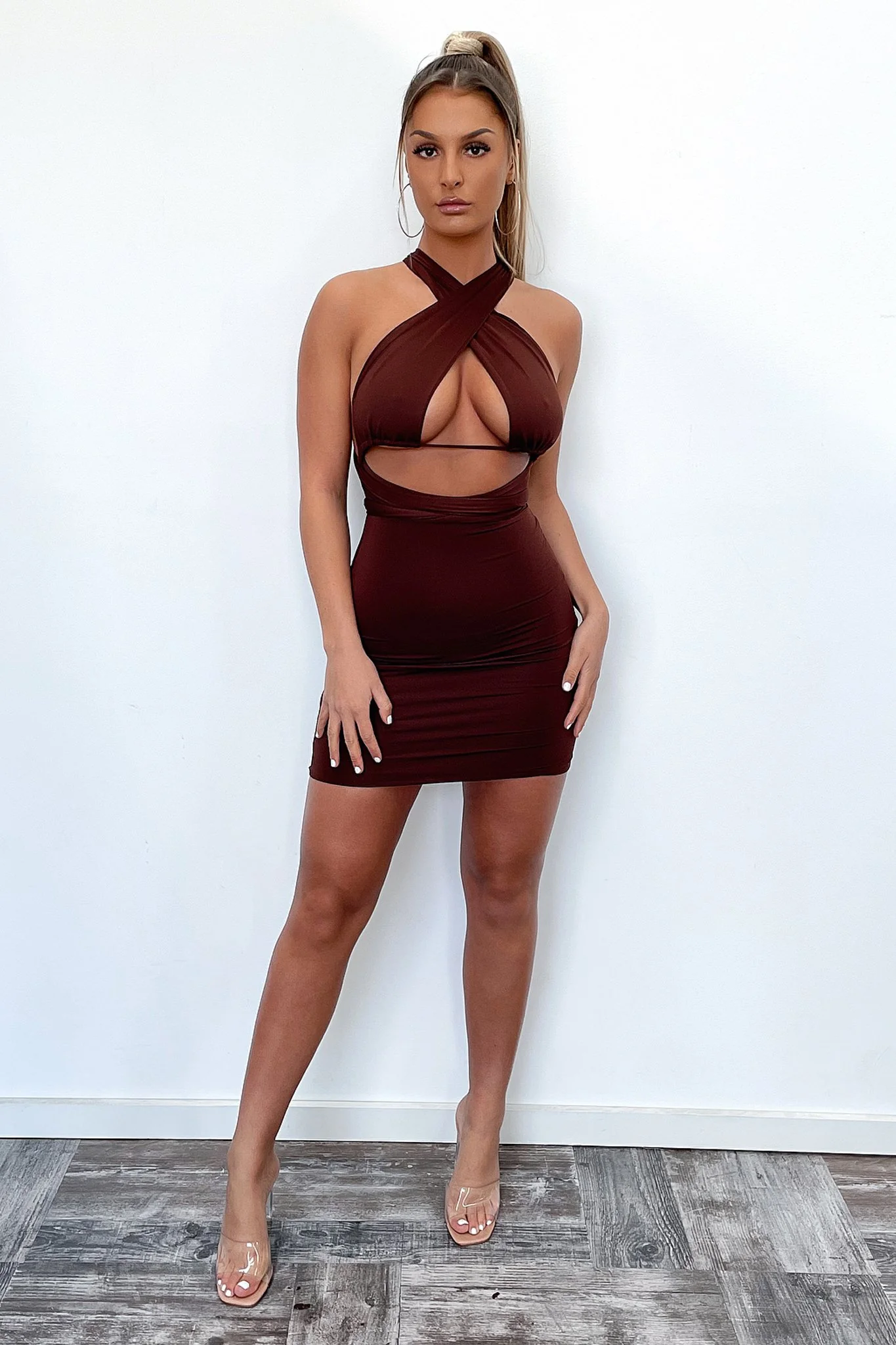 Skyler Dress - Brown - Image 2