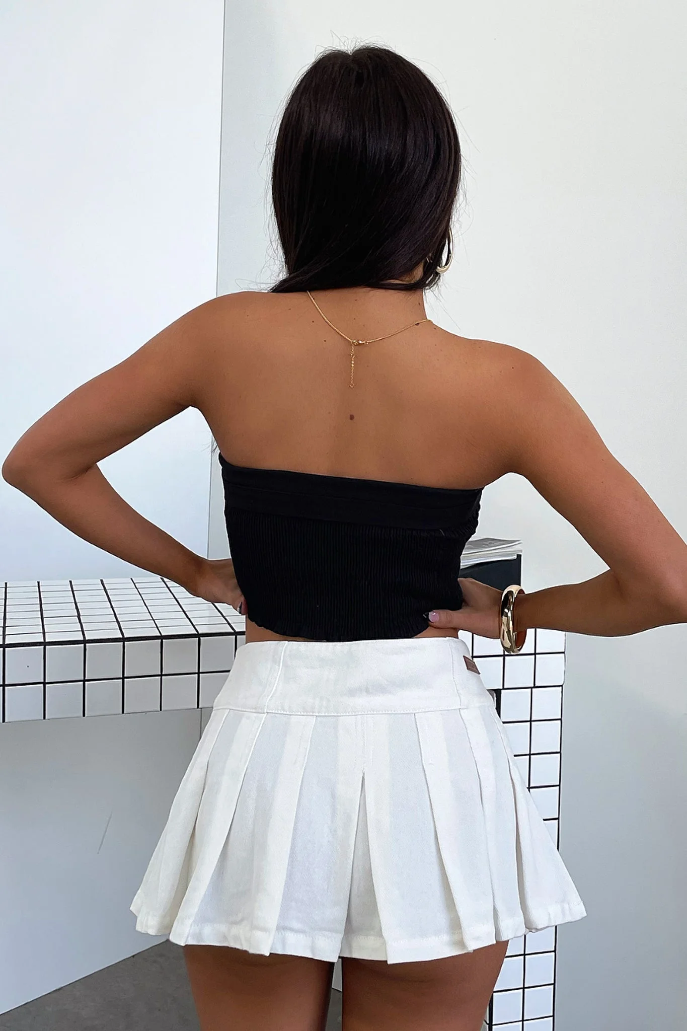 Stephanie Crop - Black - Image 7