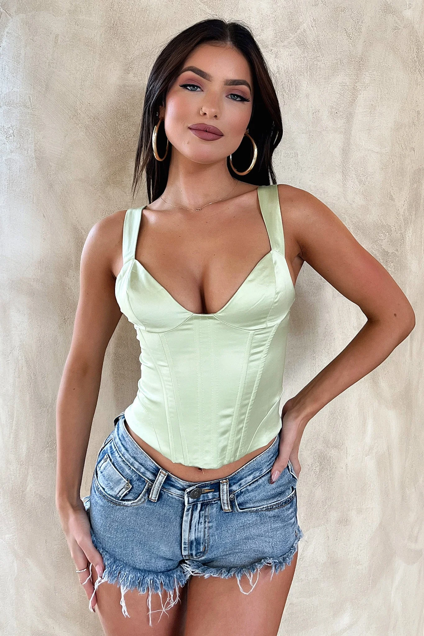 Talyeen Corset - Green - Image 4