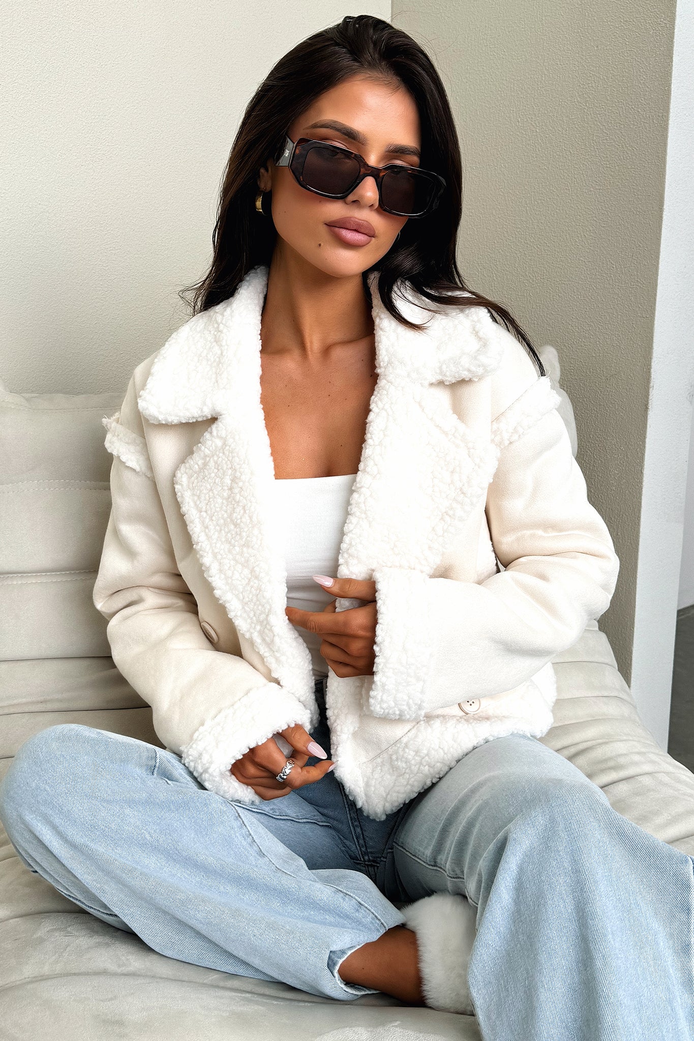 Torez Jacket - Cream - Image 4