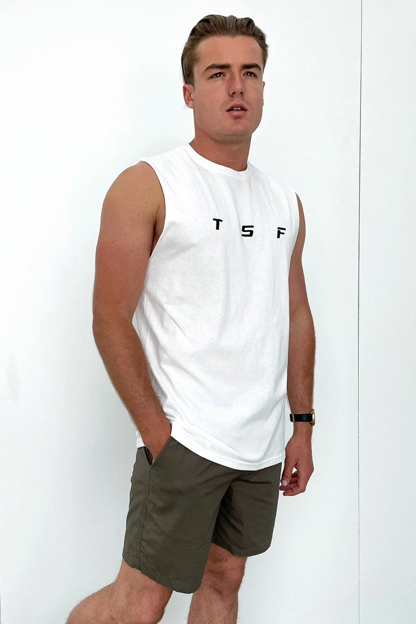 Troy Tank Top - White - Image 4