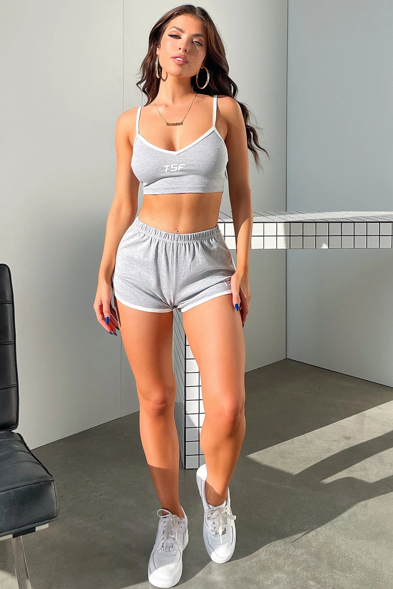 TSF Nora Crop - Grey - Image 3