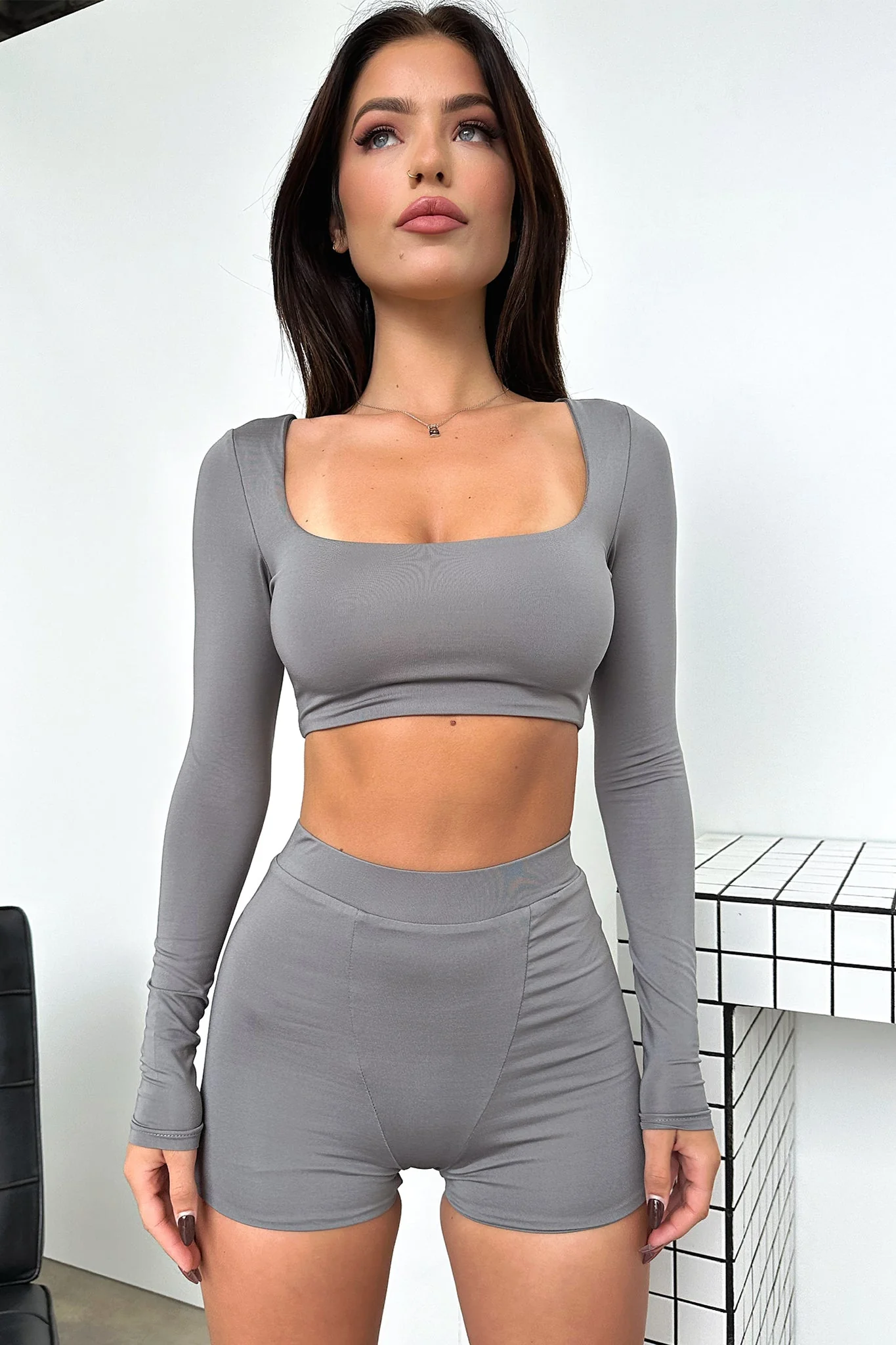 Vacay Shorts - Grey - Image 2