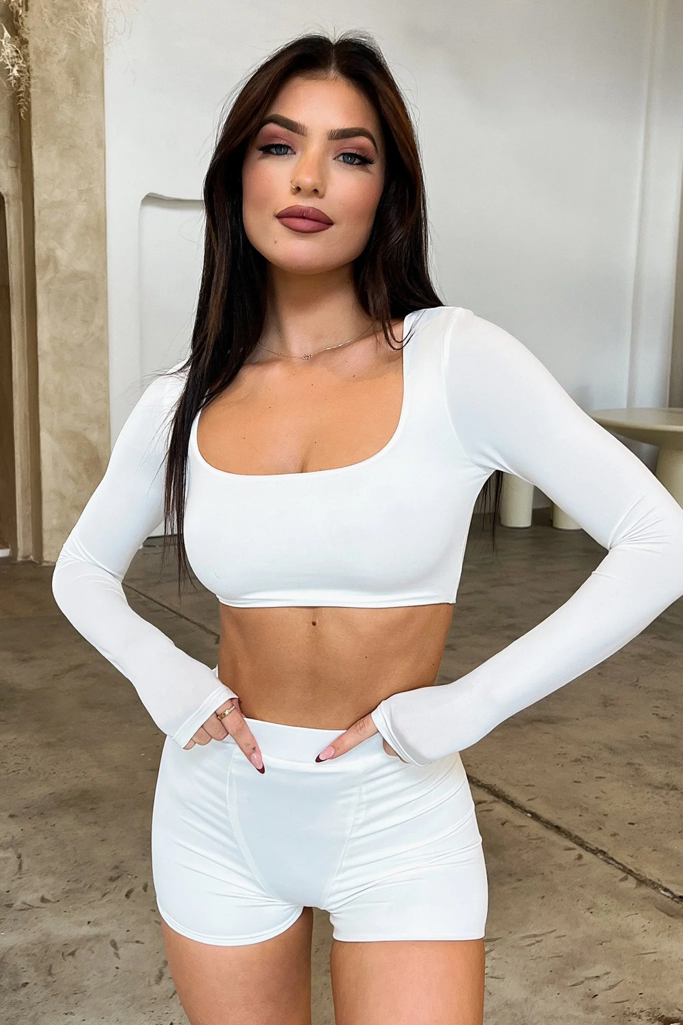 Vacay Shorts - White - Image 2