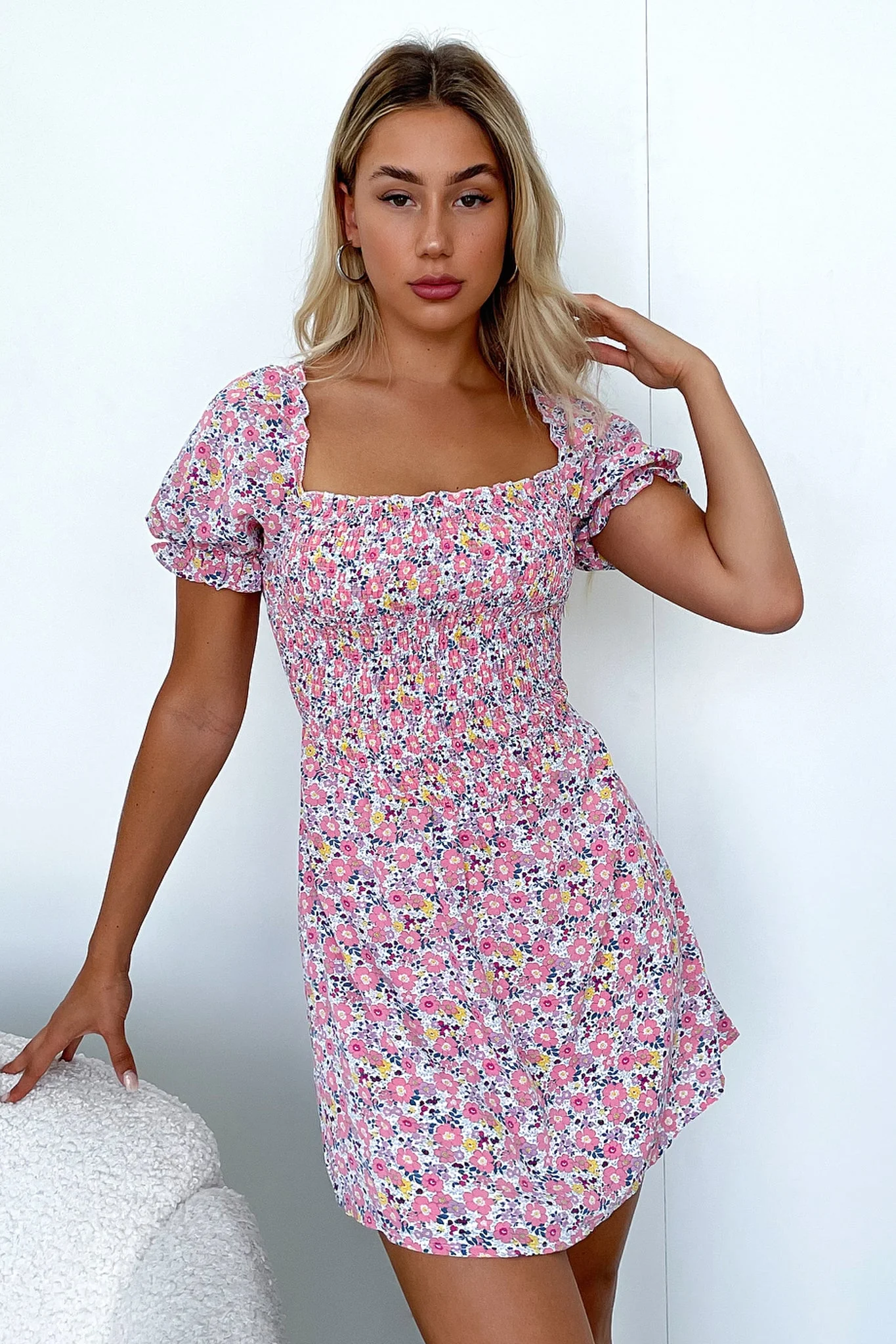 Vinnie Dress - Pink Floral - Image 2