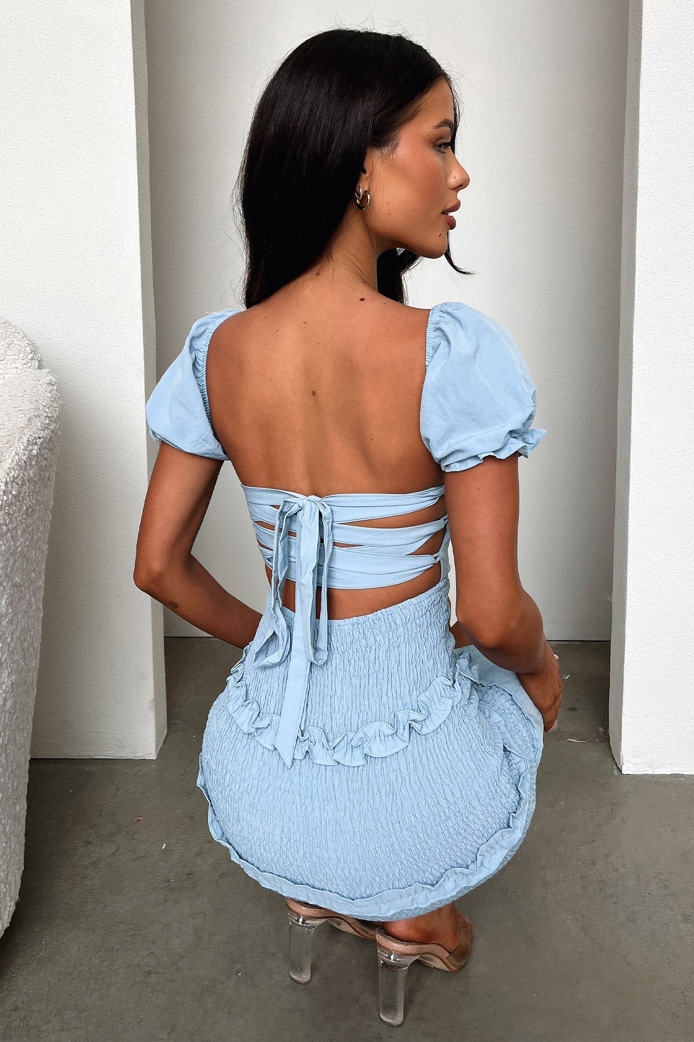 Wonder Dress - Blue - Image 9