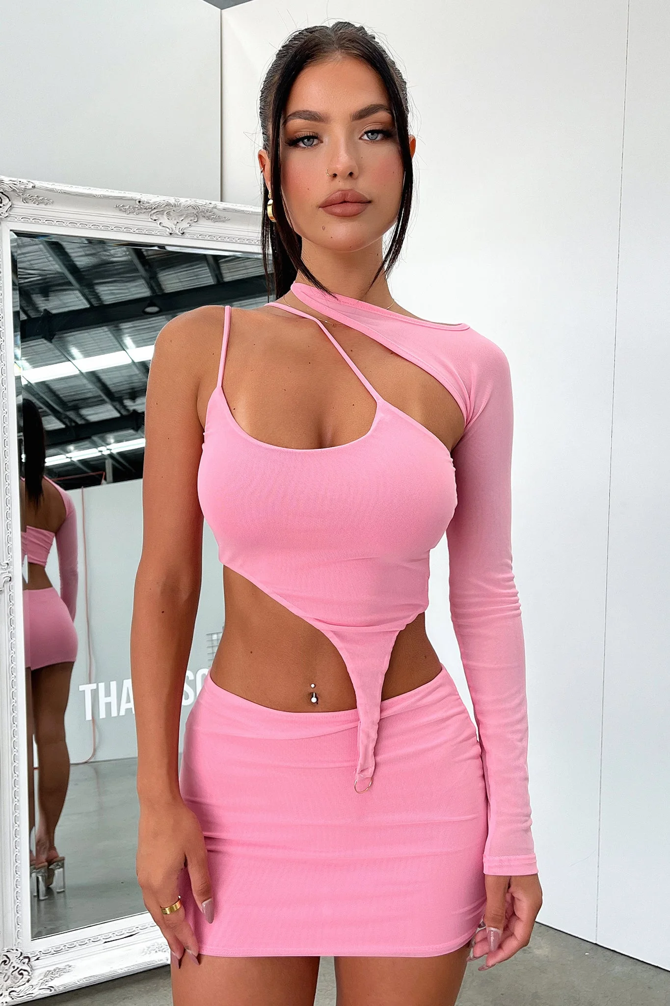 Xia Mini Skirt - Pink - Image 5