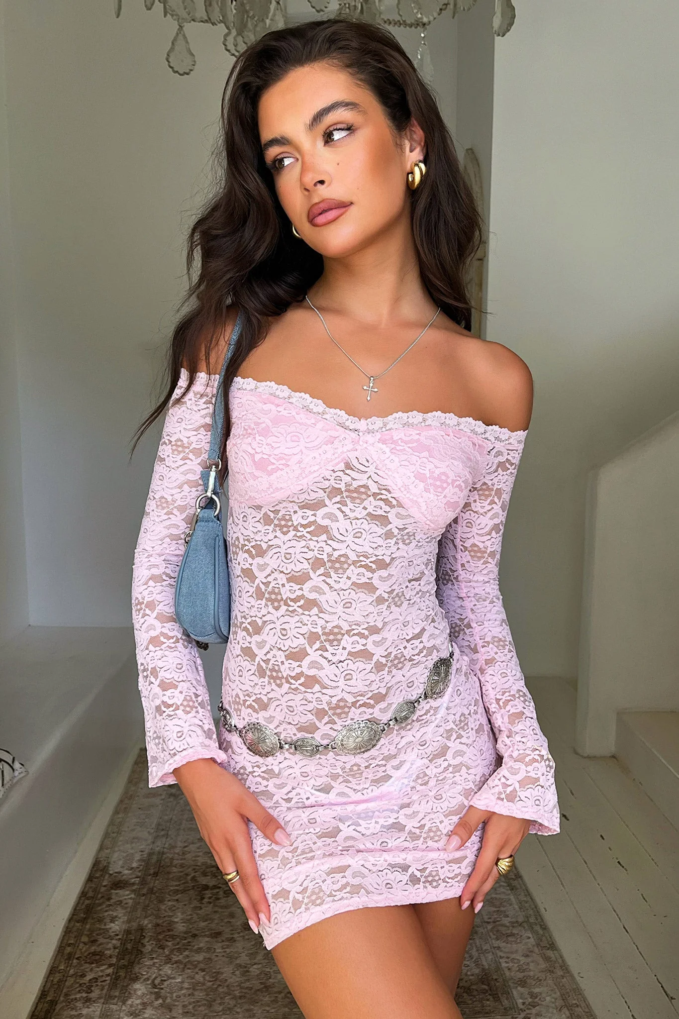 Zila Dress - Baby Pink - Image 5